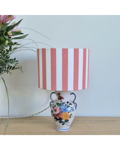 Lampe céramique fleurie Federica