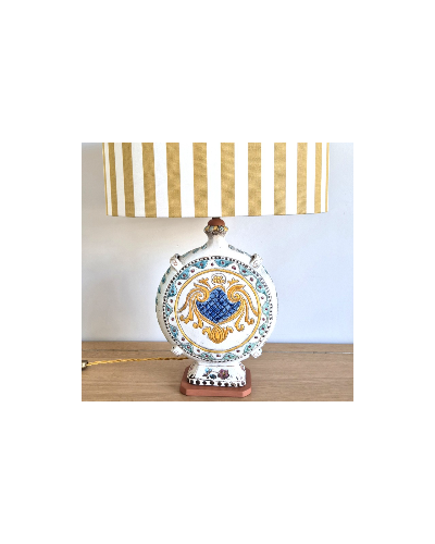 Lampe céramique fleurie Ilaria